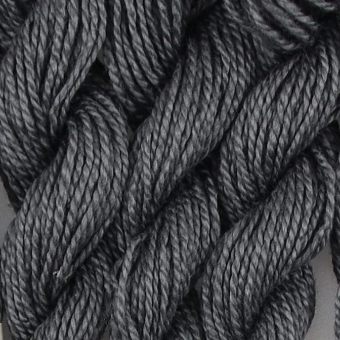 KCS 25 M/Skein Mercerized Pearl Cotton Crochet Needlepoint Thread,Size 5,6 skeins,Pewter Gray vy dk - Image 3